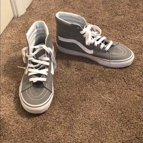 Vans Shoes - Women’s gray high top vans